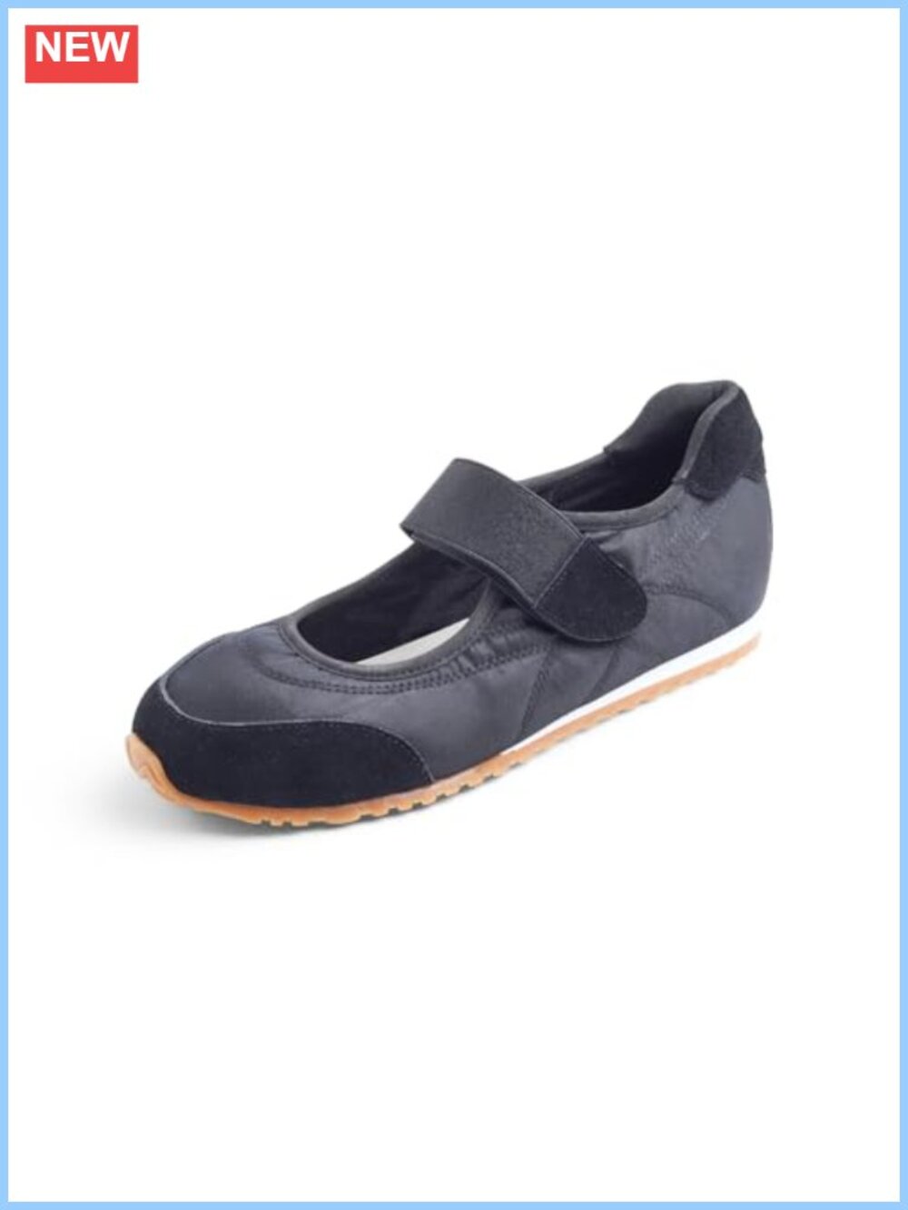 Women's Cushion Padded Suede Mary Jane Ballet Flats Comfort Slip-On